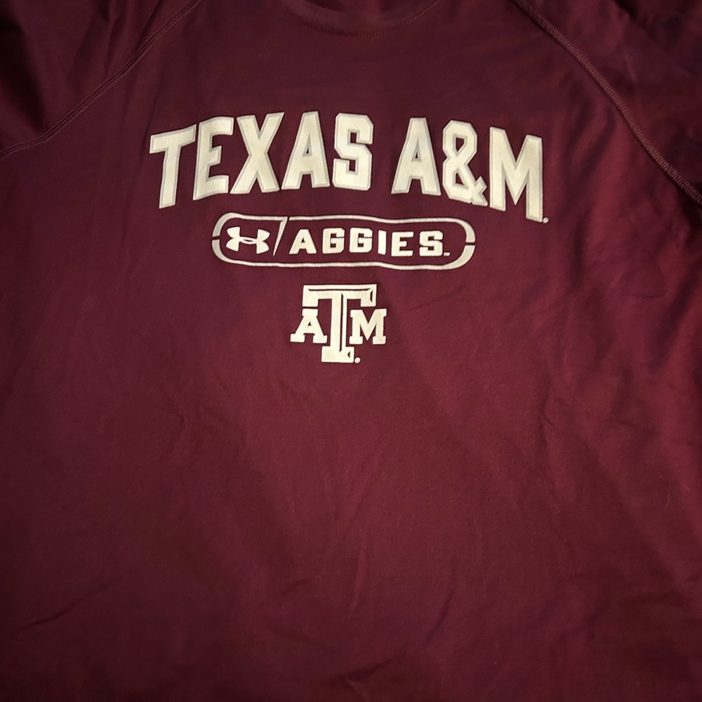 Texas A&M Aggies Maroon UA t-shirt